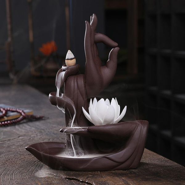 zisha backflow incense burner lotus bergamot white porcelain handmade flower ornament fragrance lamps
zisha backflow incense burner lotus bergamot white porcelain handmade flower ornament fragrance lamps