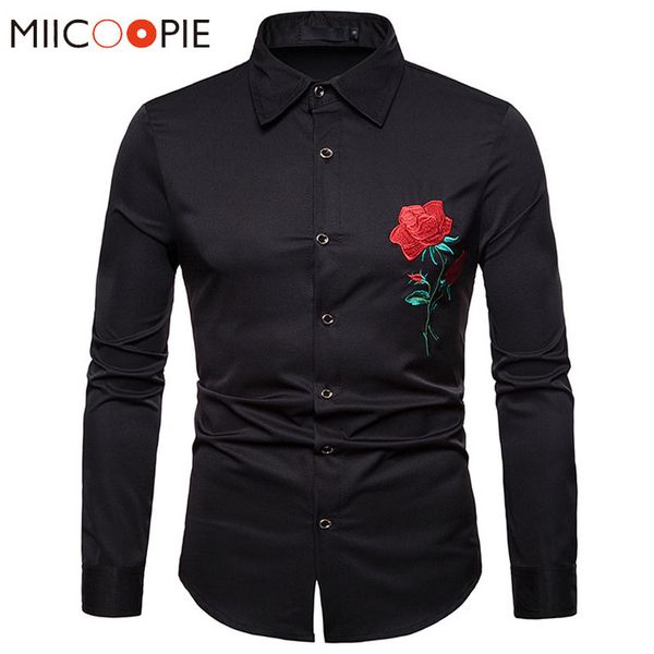 retro floral shirts men new 2018 luxury rose embroidery dress shirt long sleeve chemise social streetwear hawaiian shirt kg-267, White;black
retro floral shirts men new 2018 luxury rose embroidery dress shirt long sleeve chemise social streetwear hawaiian shirt kg-267, White;black