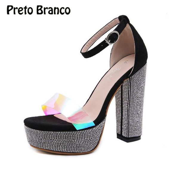summer women ctystal wedding pumps classic rhinestone chunky-heel 13.5cm high-heel sandals 4.5cm platfrom, Black
summer women ctystal wedding pumps classic rhinestone chunky-heel 13.5cm high-heel sandals 4.5cm platfrom, Black