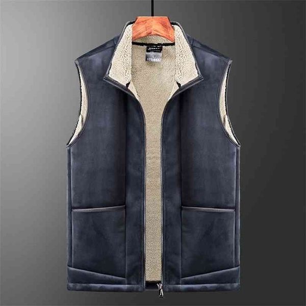 brand autumn winter casual sleeveless jacket men warm fleece mens vest thick men's 210925, Black;white
brand autumn winter casual sleeveless jacket men warm fleece mens vest thick men's 210925, Black;white