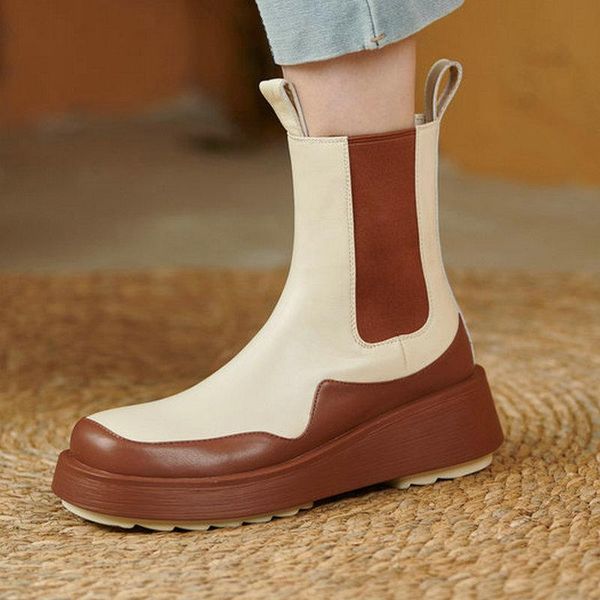 boots concise shoes woman winter est platform chunky heels autumn elastic band fashion party working, Black
boots concise shoes woman winter est platform chunky heels autumn elastic band fashion party working, Black