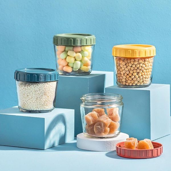 storage bottles & jars 2pcs glass with sealed lids clear food canister kitchen can
storage bottles & jars 2pcs glass with sealed lids clear food canister kitchen can