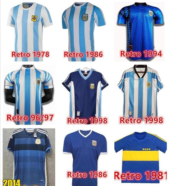 1978 1986 argentina maradona home soccer jersey retro version 86 78 caniggia quality football shirt batistuta, Black;yellow
1978 1986 argentina maradona home soccer jersey retro version 86 78 caniggia quality football shirt batistuta, Black;yellow