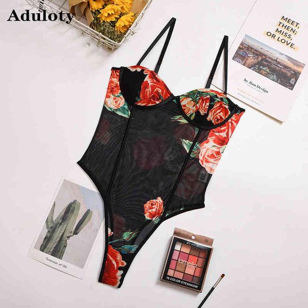 aduloty new women's teddy bodysuit printed sling bra net yarn perspective underwear thong one-piece lingerie set 210322, Red;black
aduloty new women's teddy bodysuit printed sling bra net yarn perspective underwear thong one-piece lingerie set 210322, Red;black