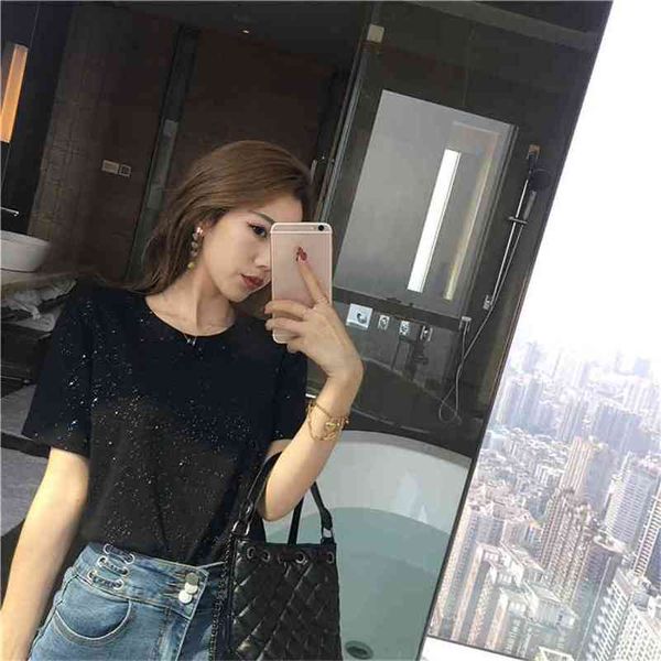 korean style summer women cotton t-shirt o-neck short sleeve female tee slim t-shirt casual solid lady tshirt 210507, White
korean style summer women cotton t-shirt o-neck short sleeve female tee slim t-shirt casual solid lady tshirt 210507, White