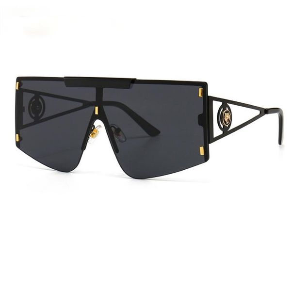 sunglasses trendy oversized woman men fashion rimless luxury metal female gradient eyewear uv400, White;black
sunglasses trendy oversized woman men fashion rimless luxury metal female gradient eyewear uv400, White;black