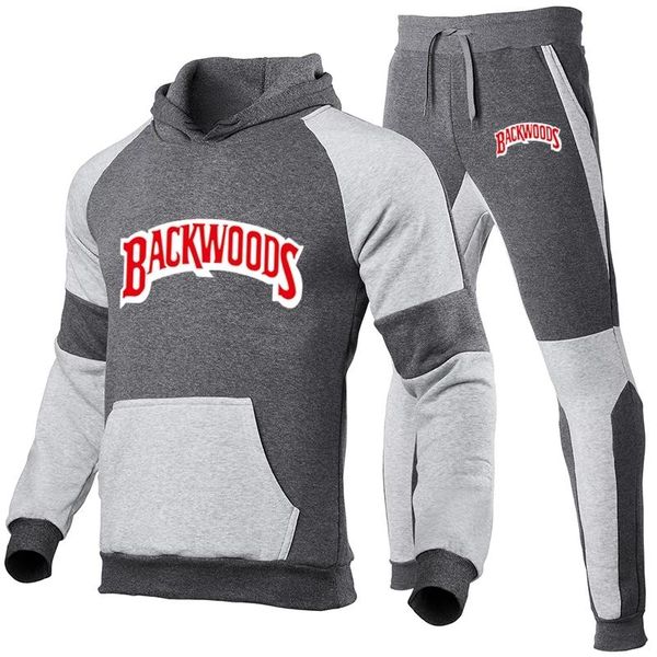 men's tracksuits brand clothing men autumn winter hoodie + pants sets two piece color block sports tracksuit patchwork sportswear, Gray
men's tracksuits brand clothing men autumn winter hoodie + pants sets two piece color block sports tracksuit patchwork sportswear, Gray