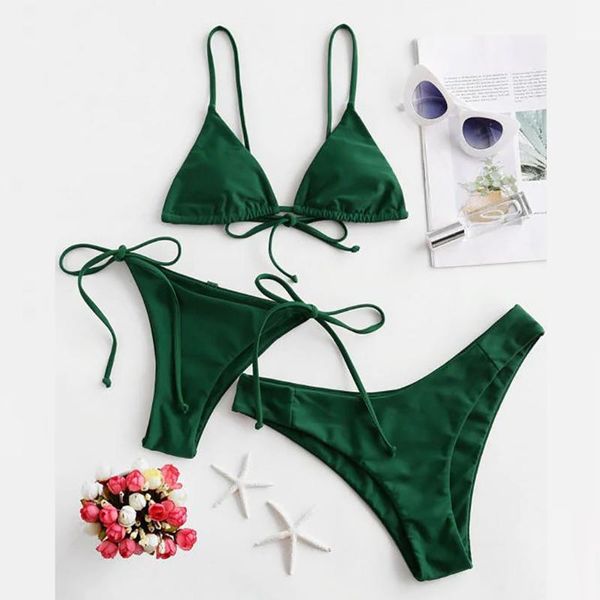women's swimwear bikini solid set swimsuit three piece filled bra beachwear fashion leisure wild style early spring trend#1, White;black
women's swimwear bikini solid set swimsuit three piece filled bra beachwear fashion leisure wild style early spring trend#1, White;black