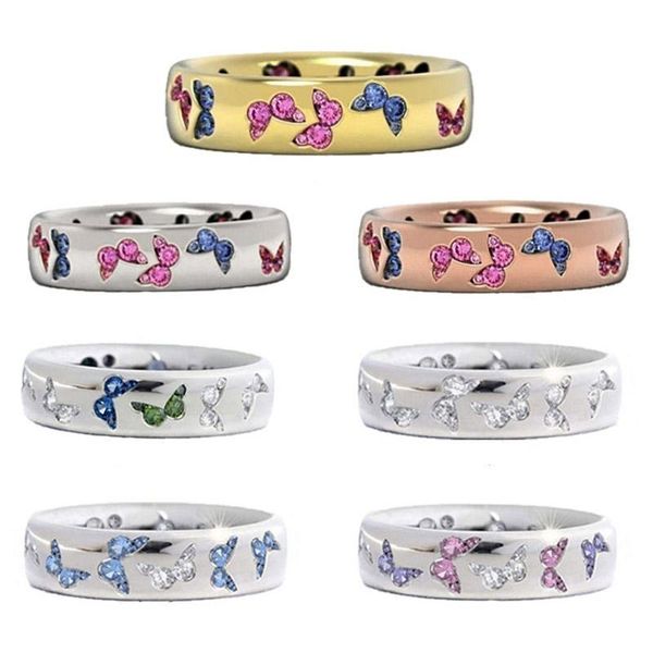 cluster rings modyle femme colorful zircon butterfly ring elegant engagement for women wedding band finger jewelry gift, Golden;silver
cluster rings modyle femme colorful zircon butterfly ring elegant engagement for women wedding band finger jewelry gift, Golden;silver