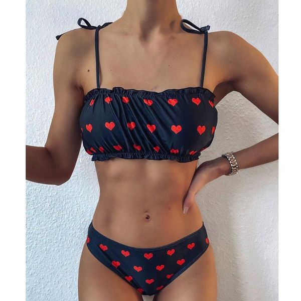 women bikini set heart print swimwear bodysuit swimsuit stripe beach wear tankini push up brazilian biquini high waist women's, White;black
women bikini set heart print swimwear bodysuit swimsuit stripe beach wear tankini push up brazilian biquini high waist women's, White;black