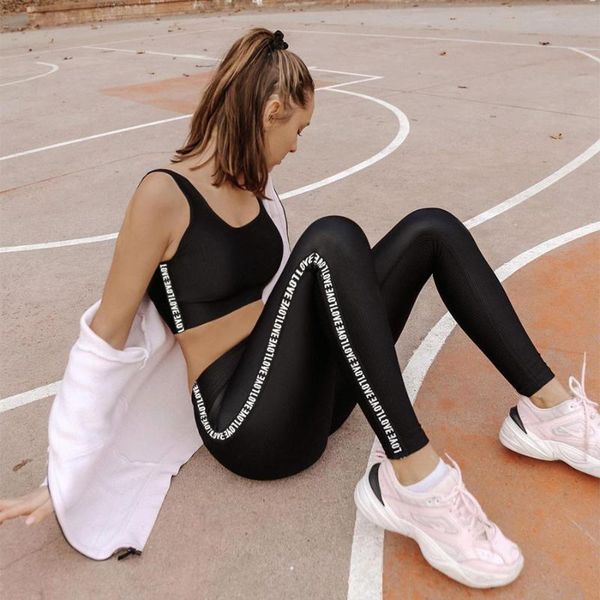 pieces set women workout clothes yoga with letters gym clothing athletic sports suit high waist bra hip up leggings suits outfit
pieces set women workout clothes yoga with letters gym clothing athletic sports suit high waist bra hip up leggings suits outfit