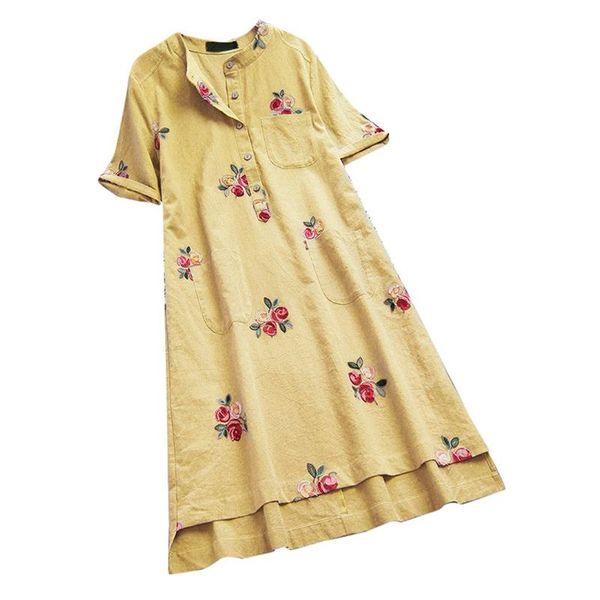 casual dresses dress women elegant vintage loose embroidery summer party night 2021 plus size vestidos robe femme, Black;gray
casual dresses dress women elegant vintage loose embroidery summer party night 2021 plus size vestidos robe femme, Black;gray