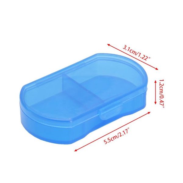 storage bottles & jars 2 grids box dispenser organizer holder container case 875c
storage bottles & jars 2 grids box dispenser organizer holder container case 875c