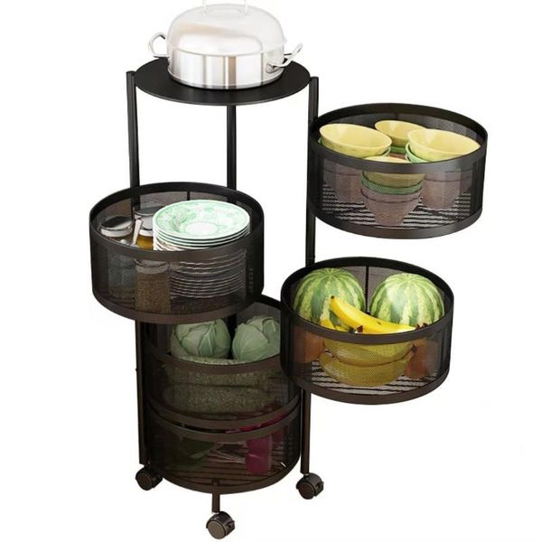 kitchen storage & organization thickened metal vegetable basket multi-layer rotatable round rack organizer
kitchen storage & organization thickened metal vegetable basket multi-layer rotatable round rack organizer