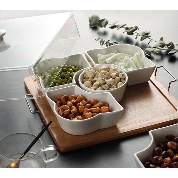 dry fruit plate ceramic candy division box melon seeds nut dish gift afternoon tea snack storage bottles & jars
dry fruit plate ceramic candy division box melon seeds nut dish gift afternoon tea snack storage bottles & jars