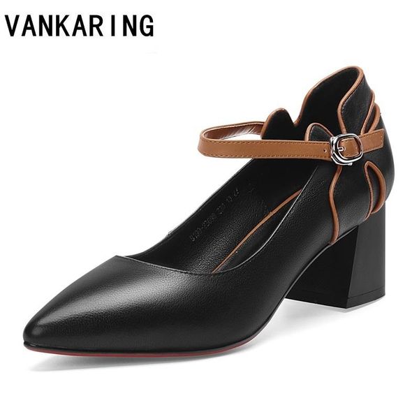 dress shoes classic fashion full leather mary janes platform spring summer high heel women's nude pumps ladies zapatos de mujer, Black
dress shoes classic fashion full leather mary janes platform spring summer high heel women's nude pumps ladies zapatos de mujer, Black