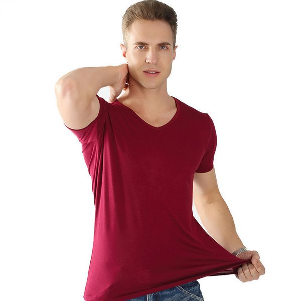 brand summer men's t-shirt v-collar narrow side plus short-sleeved for male kg-127, White;black
brand summer men's t-shirt v-collar narrow side plus short-sleeved for male kg-127, White;black