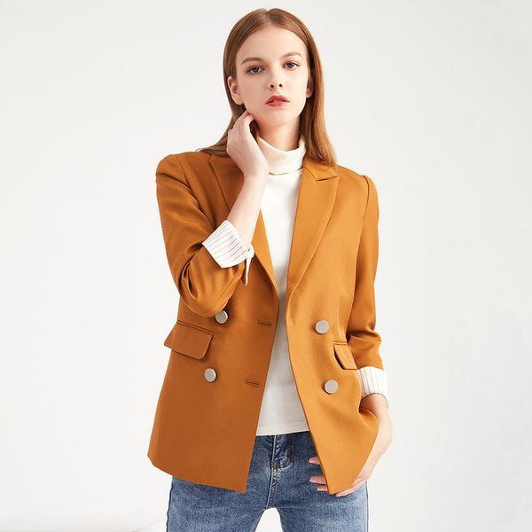 2021 women s spring and autumn jacket daily button solid color short long sleeve pocket lapel, Tan;black
2021 women s spring and autumn jacket daily button solid color short long sleeve pocket lapel, Tan;black