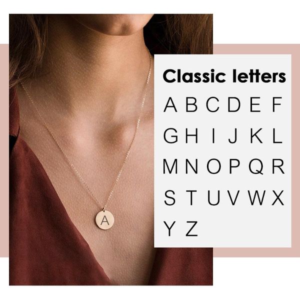 pendant necklaces carlidana female minimalist custom alphabet necklace for women 316l stainless steel jewellery, Silver
pendant necklaces carlidana female minimalist custom alphabet necklace for women 316l stainless steel jewellery, Silver