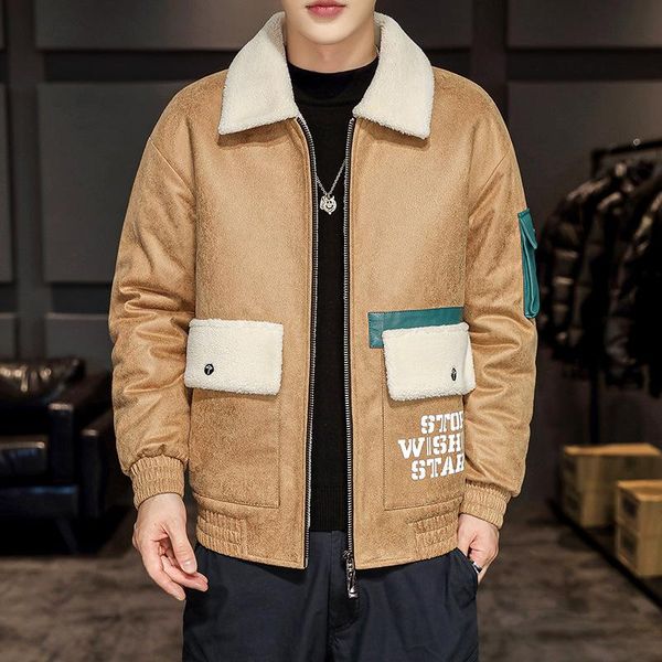 men's jackets suede jacket in autumn and winter 2021, Black;brown
men's jackets suede jacket in autumn and winter 2021, Black;brown