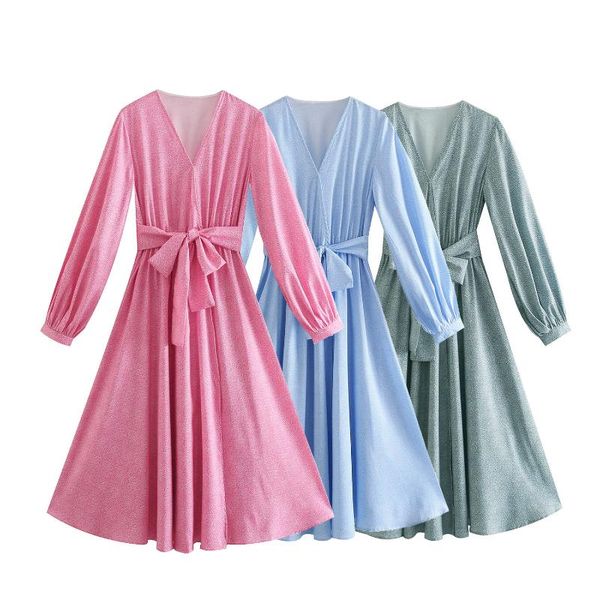 casual dresses elegant sashes draped sundress women summer v-neck fashion bow female 2021 vintage chic mid-calf dress lady, Black;gray
casual dresses elegant sashes draped sundress women summer v-neck fashion bow female 2021 vintage chic mid-calf dress lady, Black;gray