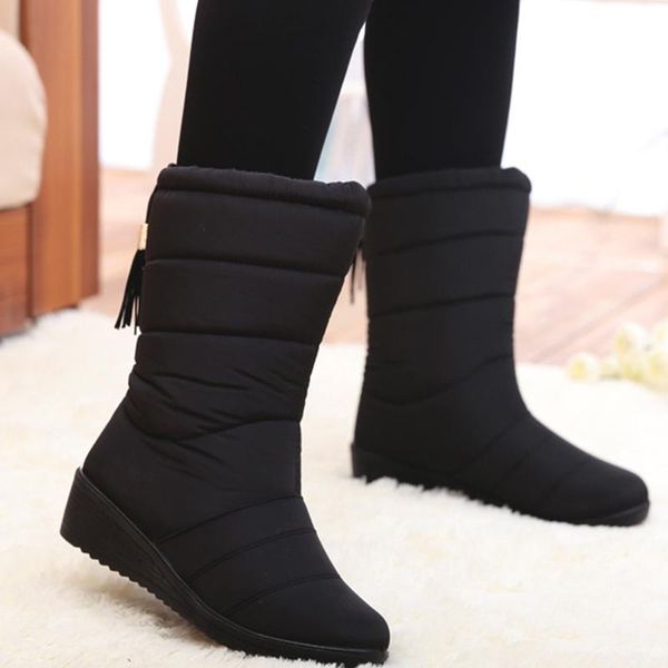 boots fashion women waterproof snow for winter shoes ladies casual lightweight mid-calf botas mujer warm, Black
boots fashion women waterproof snow for winter shoes ladies casual lightweight mid-calf botas mujer warm, Black