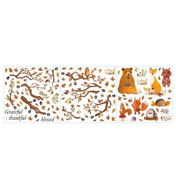 wall stickers 1 sheet thanksgiving window sticker party creative animal decal
wall stickers 1 sheet thanksgiving window sticker party creative animal decal