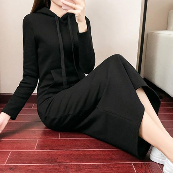 women's hoodies & sweatshirts long dress autumn winter sleeve velvet hooded sweatshirt women 2021 pullovers, Black
women's hoodies & sweatshirts long dress autumn winter sleeve velvet hooded sweatshirt women 2021 pullovers, Black