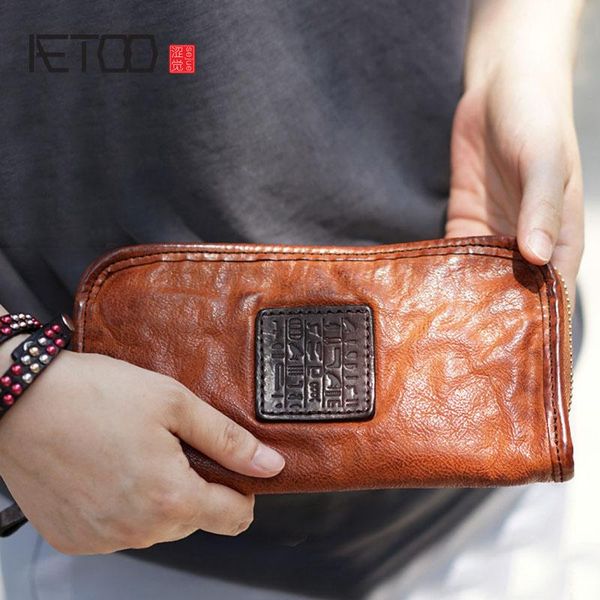 wallets aetoo men and women couple retro handmade cowhide leather long wallet old vintage handbag, Red;black
wallets aetoo men and women couple retro handmade cowhide leather long wallet old vintage handbag, Red;black