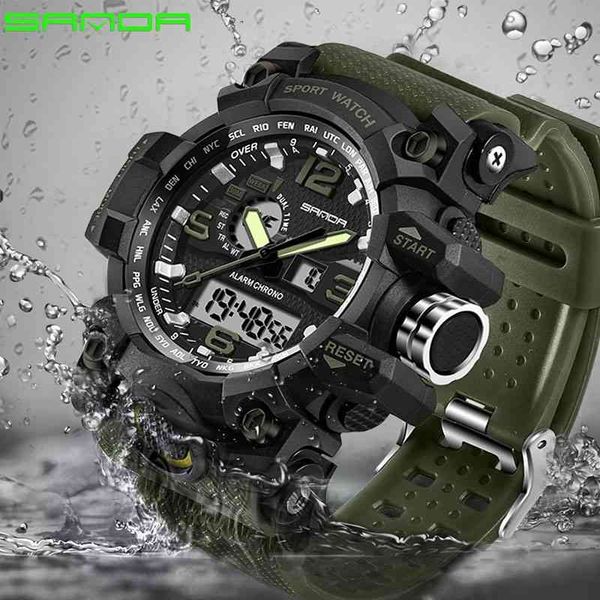 sanda s shock men sports watches big dial sport for luxury brand led digital military waterproof wrist 210728, Slivery;brown
sanda s shock men sports watches big dial sport for luxury brand led digital military waterproof wrist 210728, Slivery;brown