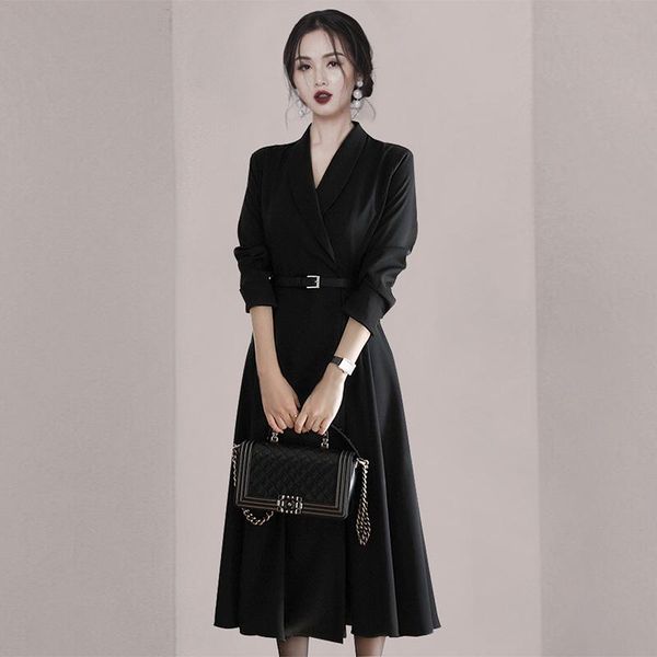 casual dresses s-xl plus size v-neck long sleeve big swing elegant dress autumn winter 2021 lady black office work for women, Black;gray
casual dresses s-xl plus size v-neck long sleeve big swing elegant dress autumn winter 2021 lady black office work for women, Black;gray
