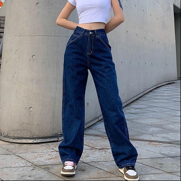 women jeans retro blue woman causal loose baggy high waist skinny pockets cargo pants zipper button wide leg mujer pantalones
women jeans retro blue woman causal loose baggy high waist skinny pockets cargo pants zipper button wide leg mujer pantalones
