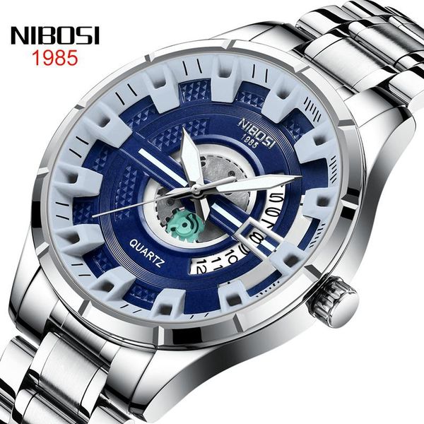 wristwatches nibosi mens watches luminous hands quartz watch men sport military stainless steel waterproof clock relogio masculino 2383, Slivery;brown
wristwatches nibosi mens watches luminous hands quartz watch men sport military stainless steel waterproof clock relogio masculino 2383, Slivery;brown