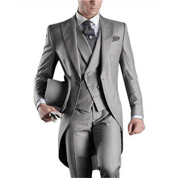 men's suits & blazers male gray tailored coat for marriage three pieces (jacket + pants vest tie) hombre blazer suits, White;black
men's suits & blazers male gray tailored coat for marriage three pieces (jacket + pants vest tie) hombre blazer suits, White;black