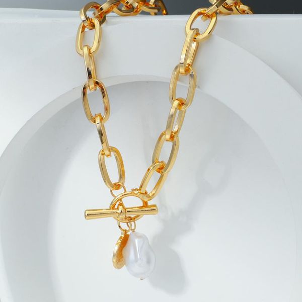 chains lifefontier vintage metal chain baroque irregular pearl coin pendants necklaces for women gold color necklace jewelry gift, Silver
chains lifefontier vintage metal chain baroque irregular pearl coin pendants necklaces for women gold color necklace jewelry gift, Silver