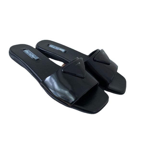 slippers new p family triangle net red flat bottomed one line beach slippers in 2021 summer zly, Black