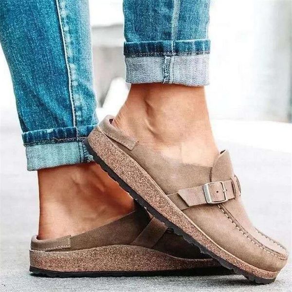 fashion women slippers solid buckle flats shoes casual beach ladies plus size summer sandals drop 20#, Black
fashion women slippers solid buckle flats shoes casual beach ladies plus size summer sandals drop 20#, Black