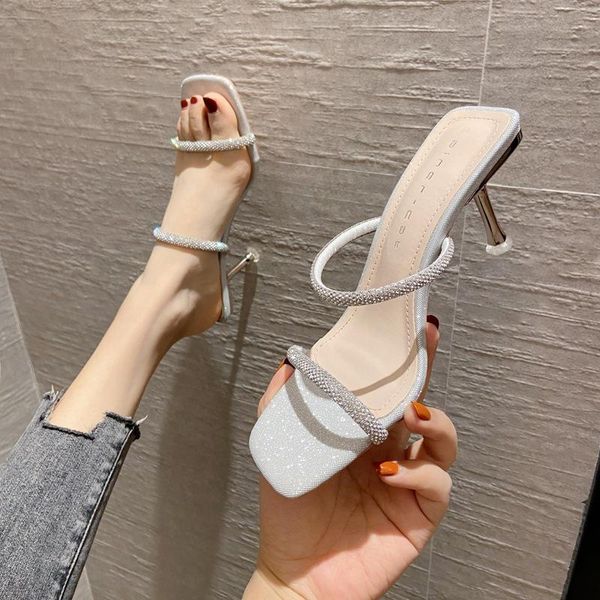 sandals 77805 high heels female stiletto 2021 summer fashion and slippers with rhinestones, Black
sandals 77805 high heels female stiletto 2021 summer fashion and slippers with rhinestones, Black