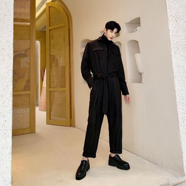 men's pants men loose casual a piece pant vintage fashion long sleeve cargo overalls male women streetwear hip hop jumpsuit, Black
men's pants men loose casual a piece pant vintage fashion long sleeve cargo overalls male women streetwear hip hop jumpsuit, Black