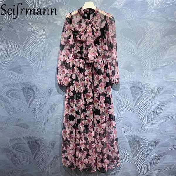 casual dresses seifrmann 2021 summer women fashion designer beach holiday long dress lantern sleeve bow high waist floral printed, Black;gray
casual dresses seifrmann 2021 summer women fashion designer beach holiday long dress lantern sleeve bow high waist floral printed, Black;gray