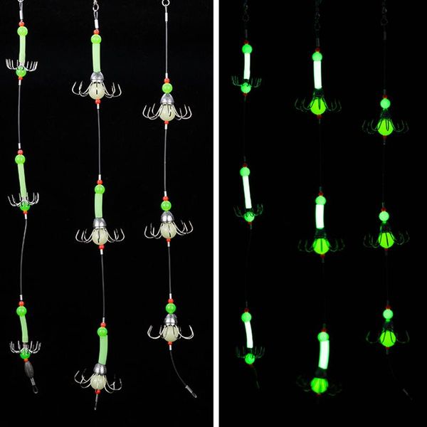 fishing hooks luminous ocs skewer hook stainless steel spreader rotating tackle bait squid tools
fishing hooks luminous ocs skewer hook stainless steel spreader rotating tackle bait squid tools