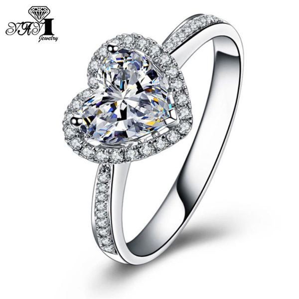 wedding rings yayi fashion women jewelry ring heart 1.35ct white cz silver color engagement party, Slivery;golden
wedding rings yayi fashion women jewelry ring heart 1.35ct white cz silver color engagement party, Slivery;golden