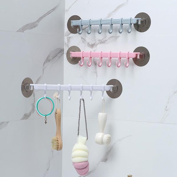 bathroom towel 6 hooks rack wall hanger space saver heavy load strong sticker self paste kitchen & rails
bathroom towel 6 hooks rack wall hanger space saver heavy load strong sticker self paste kitchen & rails
