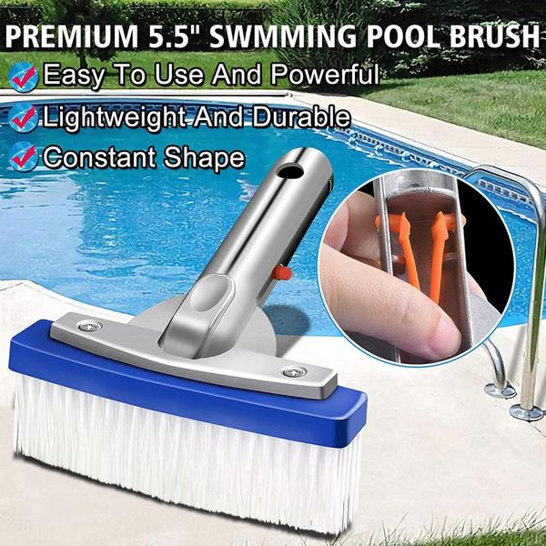 pool & accessories heavy duty swimming brush with aluminum back nylon bristles portable cleaning
pool & accessories heavy duty swimming brush with aluminum back nylon bristles portable cleaning
