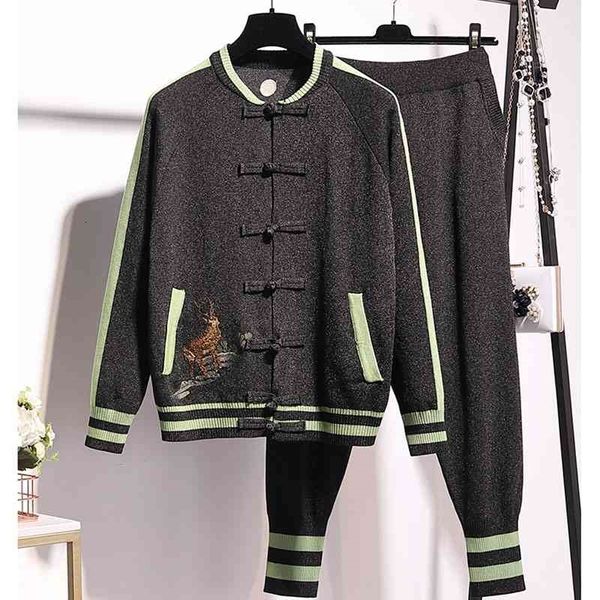 pant autumn tracksuit knitting outfits women handwork embroidery cardigan sweater pencil pants set loose knit suit female streetwear, White
pant autumn tracksuit knitting outfits women handwork embroidery cardigan sweater pencil pants set loose knit suit female streetwear, White