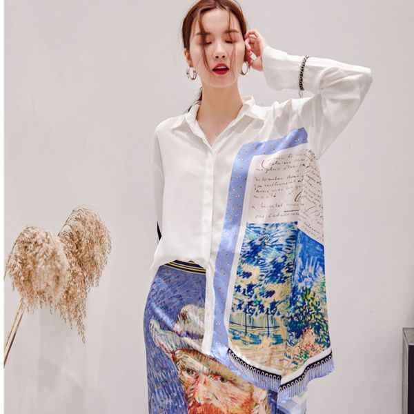 printed asymmetric shirt for women spring summer turn down collar large size shirts female fashion tide 2d1607 210507, White
printed asymmetric shirt for women spring summer turn down collar large size shirts female fashion tide 2d1607 210507, White