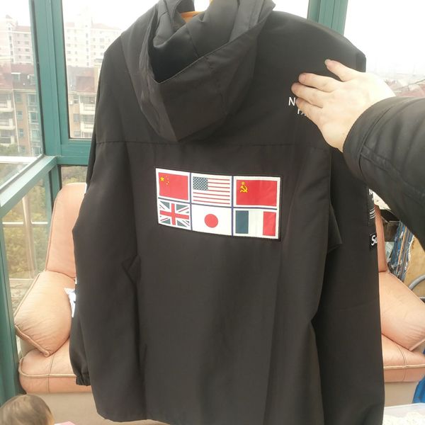 men jacket plus size embroidery windbreaker coat men clothing sports casual outerwear spring autumn fashion flag map streetwear, Black;brown
men jacket plus size embroidery windbreaker coat men clothing sports casual outerwear spring autumn fashion flag map streetwear, Black;brown