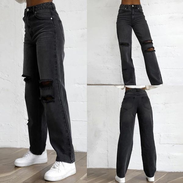 ladies summer korean style denim pencil pants trousers 2021 fashion women loose solid color hole low waist jeans women's, Blue
ladies summer korean style denim pencil pants trousers 2021 fashion women loose solid color hole low waist jeans women's, Blue