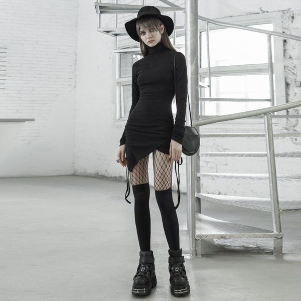 casual dresses punkrave women's gothic turtleneck long sleeve dress simple style asymmetrical hem wool knitted keep warm half, Black;gray
casual dresses punkrave women's gothic turtleneck long sleeve dress simple style asymmetrical hem wool knitted keep warm half, Black;gray