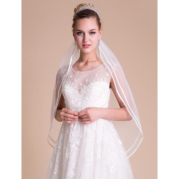 bridal veils lan ting bride one-tier ribbon edge wedding veil fingertip 53 tie tulle, Black
bridal veils lan ting bride one-tier ribbon edge wedding veil fingertip 53 tie tulle, Black